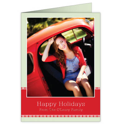 P234v Holiday Stripe Card Design