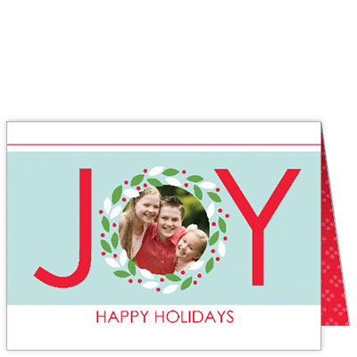 P258h Joy Happy Holidays Card Design
