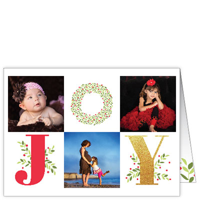 P262h Joy Holiday Card Design