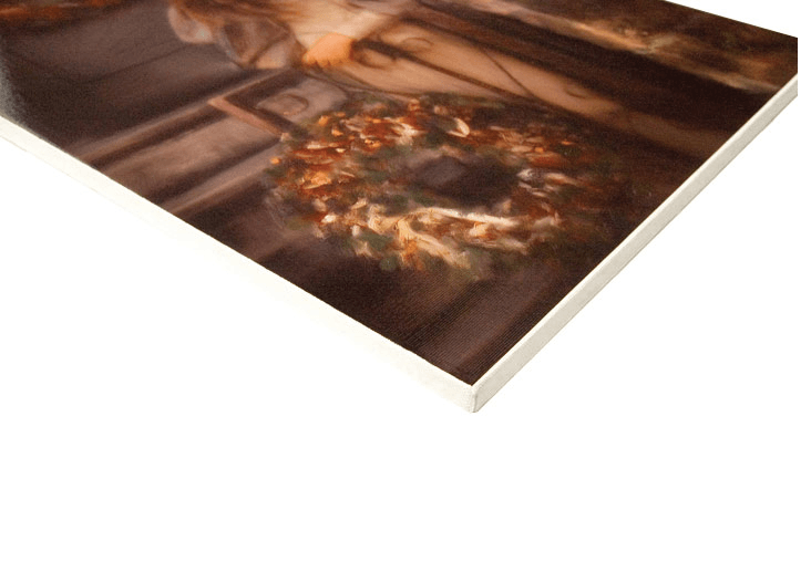 Wood backed image prints