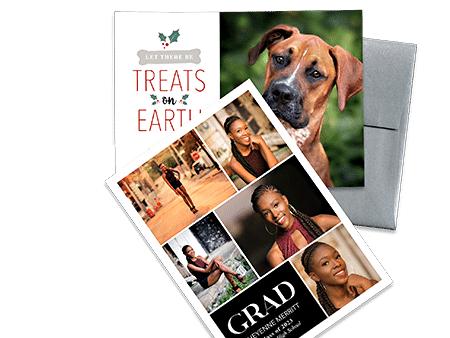 Flat & Folding Press Printed Greeting Cards