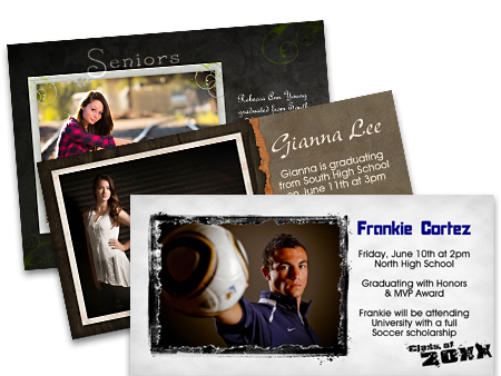 Order Senior Photo Graduation Announcements Online