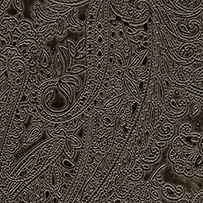 Tooled Paisley Black Pearl