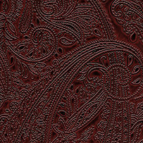 Tooled Paisley Rouge