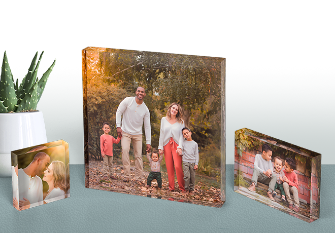 Acrylic Blocks with a Polished Touch for the Holidays