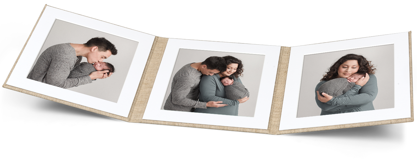 Matted image folios include a print on Lustre paper in a premium archival mat