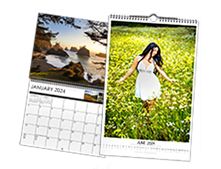 Press Printed Monthly Photo Calendars