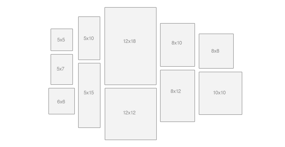 Favorite sizes and arrangements...