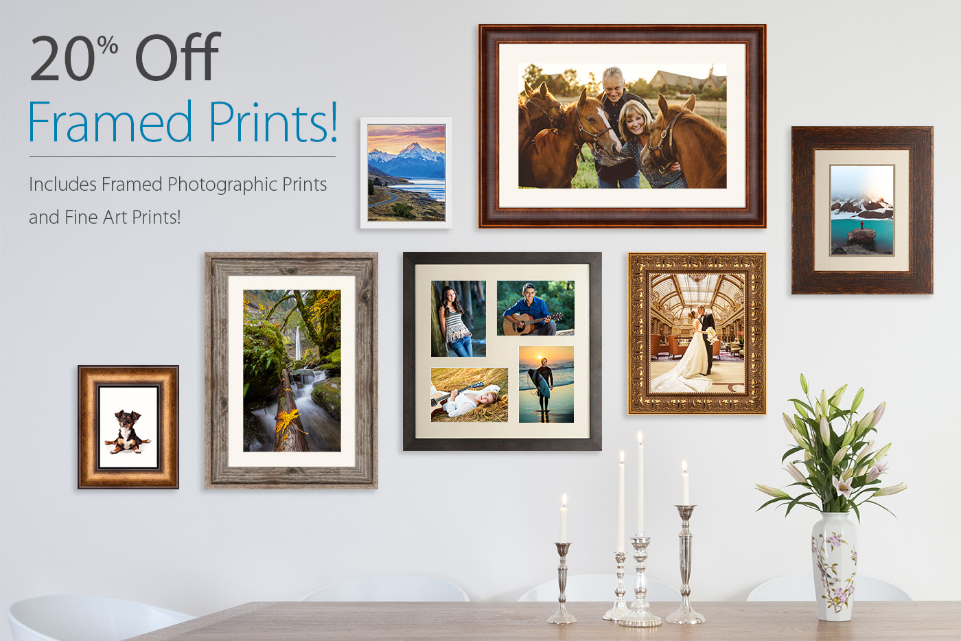 20% Off% Off Framed Prints!